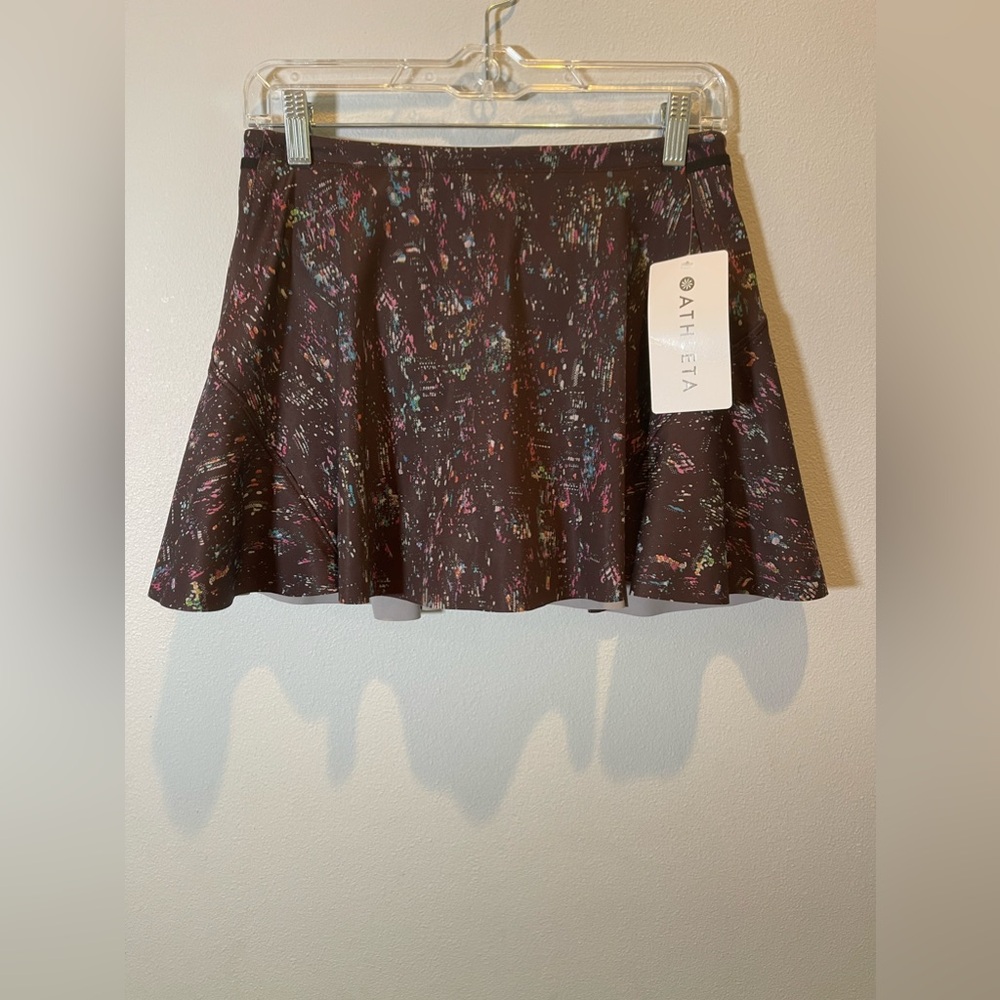 NWT Athleta Match Point Printed Skort 13.5” Size XS